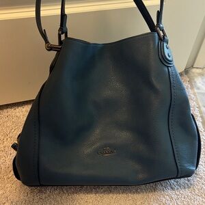 Coach Edie Shoulder Bag 31 in Colorblock with Snakeskin